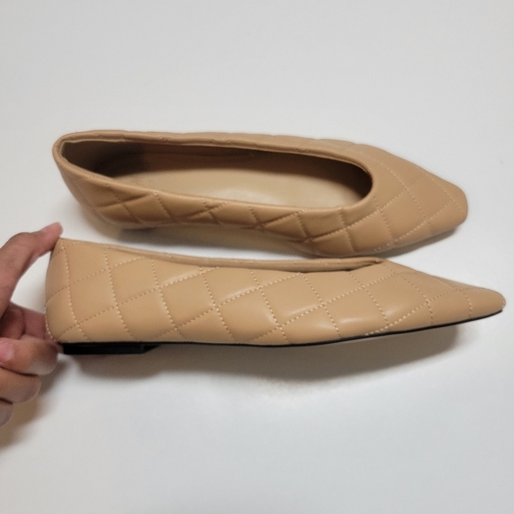 H&M Quilted Ponted Ballet flats. - Picture 12 of 14